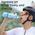 WEST BIKING Insulated&Cold Bicycle Water Bottle 620ml Portable Leakproof Cycling Kettle Running Hiking Squeeze Sports Bottle.