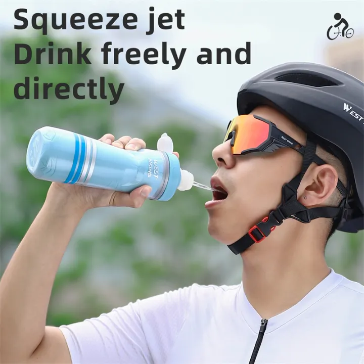 WEST%20BIKING%20Insulated&Cold%20Bicycle%20Water%20Bottle%20620ml%20Portable%20Leakproof%20Cycling%20Kettle%20Running%20Hiking%20Squeeze%20Sports%20Bottle%20-%20Image%204