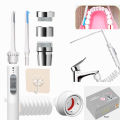 New Faucet Oral Irrigator Portable Teeth Cleaner Dental Water Flosser Pressure Adjustable Water Pick Jet Flossing No Charge Need.