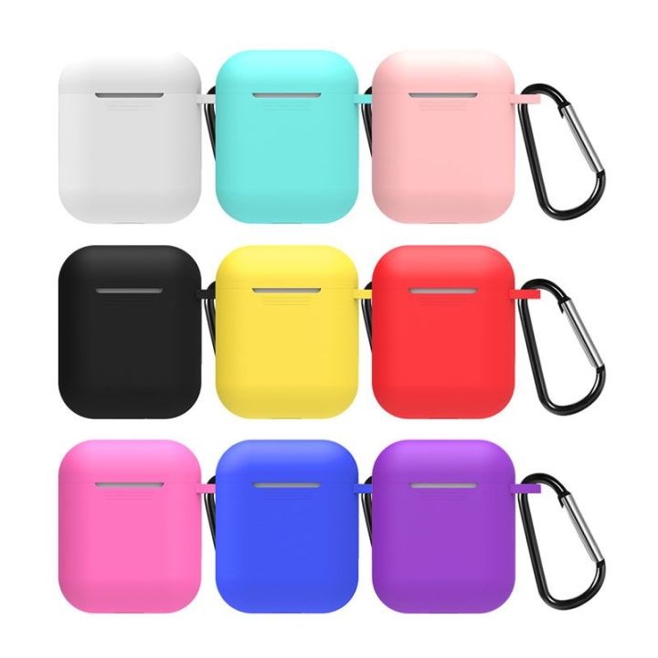 thumbnail image 2 of Silicone Case For AirPods Charging Case With Keychain – Soft Protective Cover 2 of 3