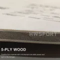 SANWEI TR-3 Table Tennis Blade Elastic 5-PLY Wood Offensive Ping Pong Blade with Good Control. 