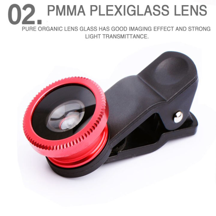 3in1%20Fisheye%20Wide%20Angle%20Micro%20Camera%20Lens%20for%20iPhone%20Xiaomi%20Redmi%203IN1%20Zoom%20Fish%20Eye%20Len%20on%20Smartphone%20Lenses%20with%20Phone%20Clip%20-%20Image%202