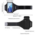HAISSKY 7.0 Large Zipper Running Sports Armband For iPhone 16 15 14 13 12 Pro Max 15 Plus Samsung S24 Ultra Anti-Fall Arm Pouch. 
