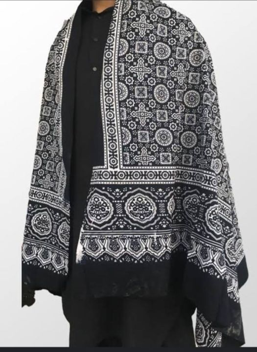 Black%20Sindhi%20Ajrak%20Shawl%20For%20Men%20Primiume%20Quality%20Cotton%20New%20Design%20-%20Image%202