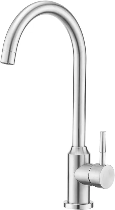 Stainless%20Steel%20long%20Neck%20Kitchen%20Indoor%20Outdoor%20Sink%20Tap%20lever%20type%20-%20Image%202