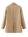 HXAO Blazer Woman Black Beige Khaki Blue Green Gray Women coat Fashion Office Wear Women's Blazers Jacket Outerwears 2024. 