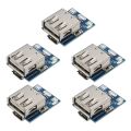 1/5/10 pcs Micro USB 5V 1A 2A Boost Converter Step-Up Power Module Mobile Power Bank Accessories With Protection LED Indicator. 