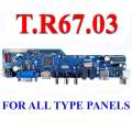 T.R67.03 Universal LCD / LED TV Control Board PC/VGA/HDMI/USB Interface in Pakistan. 