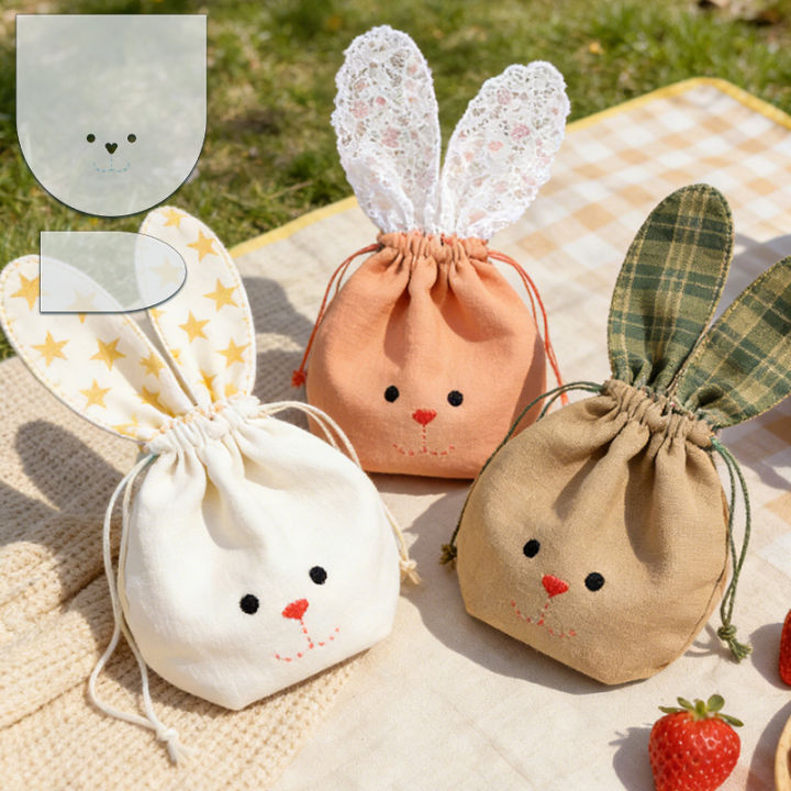 YOMDID%202pcs%20Easter%20Bunny%20Sewing%20Template%20DIY%20Storage%20Bag%20Quilting%20Template%20Handmade%20Storage%20Bag%20Crafting%20Creative%20Sewing%20Tool%20-%20Image%205