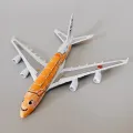 ANA Japanese Airlines Airbus A380 (Orange, Blue or Turquoise) 20cm High Quality Die Cast Model On Stand. 