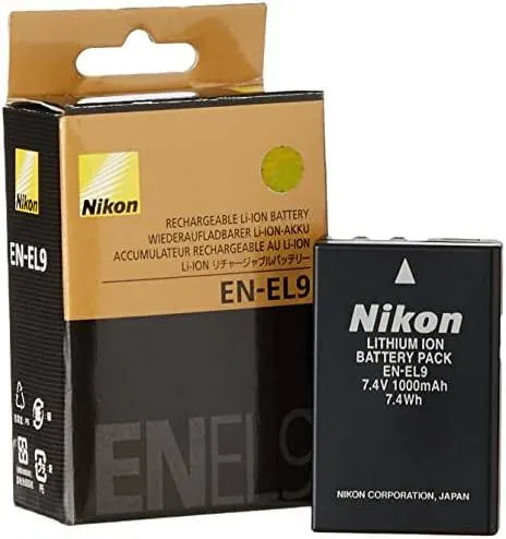 Nikon EL9 Battery Use for, D5000, D3000, D60, D40x, D40.