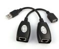 Rifah USB Extender - USB 2.0 to RJ45 LAN Extension Adapter Over Cat5/Cat5e /Cat6 Cable.