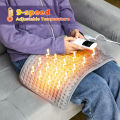 58*29CM Electric Heating Pad Heating Blanket with thermostat Hot Pad for Menstrual Cramps Waist Back Pain Relief Winter Heater. 