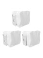 Vacuum Replacement Bags For Conga Home 2000, 3-Pack High-Capacity Dust Collection Bags, Non-Woven Material. 