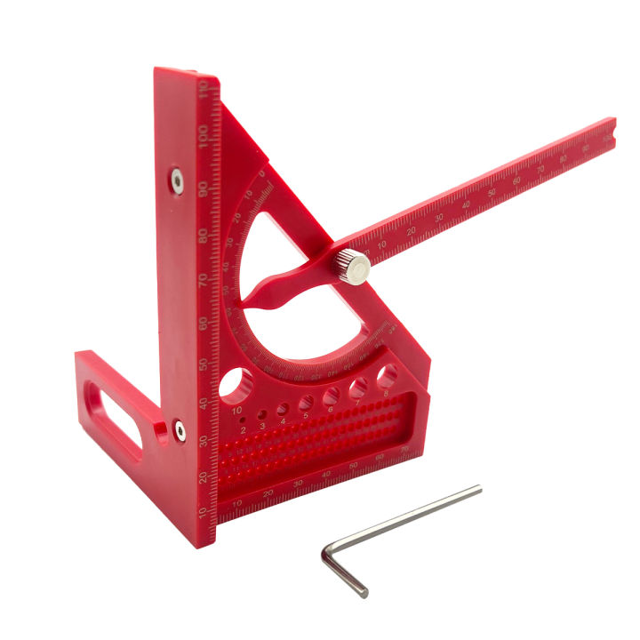ABS material 3D Adjustable Carpentry Square Protractor With 180 Degree ...