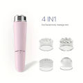 4 Mini Massage Pens Electric Eye Massager Face Body Massager Essence Introducer Beauty Massager White Pink. 