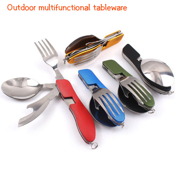 Stainless%20Steel%20cutlery%204%20In%201%20Outdoor%20Picnic%20Tableware%20Foldable%20Knife%20Fork%20Spoon%20Bottle%20Opener%20Folding%20Pocket%20Cutlery%20Set%20-%20Image%203