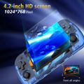BOYHOM PRO MAX Handheld Retro Game Player 4.2" IPS Screen ArkOS Linux System 64GB Portable Video Game Console Kids .