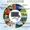 Solar Panel 6V 3.2W  With Phone Charger Set 3.2W Portable Solar Panel 6V Solar Cell Portable Sun Power Waterproof 5 In 1 USB Charger Mobile Fan Power Bank For Phone. 