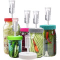 Fermentation Lids Plastic Fermenting Lid with Airlock Fermentation Lids for Wide Mouth Mason Jars (Jars Not Included). 