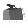 SEAMETAL Car Sun Visor Extension Flexible Adjustable Front Window Goggle HD Sun Protection Car Visor Universal for Sedan Suv Mpv. 