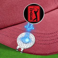 Creative Golf Hat Clip Magnetic Buckle Magnetic Golf Ball Marker Hat Clip Clothing Baseball Cap Decorative Jewelry Accessories.