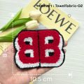 Fluff embroidery no adhesive letters patches for clothing decoration needlework/sewing DIY crafts. 