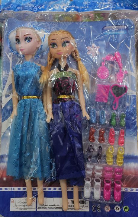 Elsa and friends 2 in 1 doll with play set.