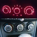 Aluminum Alloy 3Pcs Heat Control Knob Car Air Conditioning Knob For Honda City 2008 2009 2010 2011 2012 2013 2014 AC Knob.