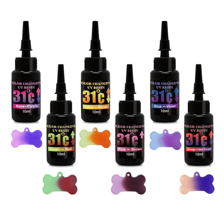 Temperature Dependent Epoxy Resin UV Glue Ultraviolet Curing Color UV ...