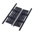 Aluminum Rock Side Sliders Plate Adjustable for 1/8 1/10 RC Crawler Car SCX10 II 90046 Wrangler TRX4 YiKong CC01 TF2 Gen8 Parts. 