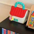 Large Capacity Skincare Storage Bag Cute Cottage Makeup Bag For Girls Portable Handheld Travel Wash Bag. 