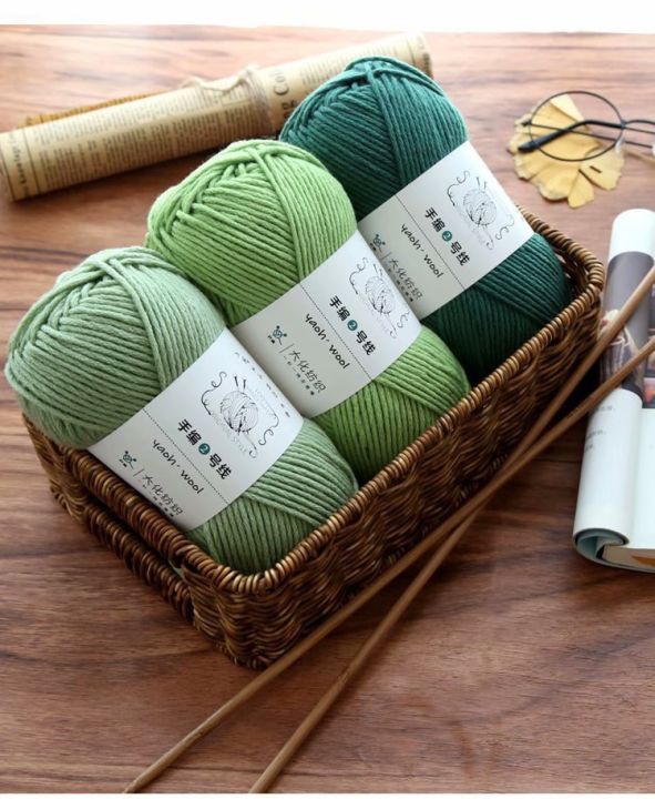 CSJ%F0%9F%87%B9%F0%9F%87%ADReady%20to%20ship%206%20ply%20milk%20cotton%20yarn%20"yaoh%20wool"%20weight%20100%20g%20with%2040%20soft%20colors%20-%20Image%202