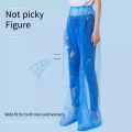 Disposable Waterproof Pants Especially Suitable for Riders of Motorcycle Scooter Bike in Raining Days Feet-wrapped Rain Pants.