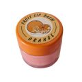 Starry fruit lip balm in orange flavor. 