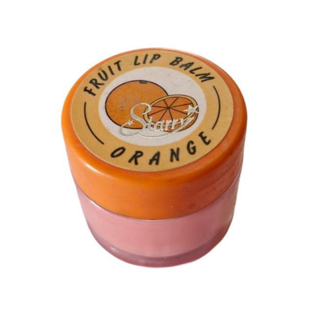 Starry fruit lip balm in orange flavor