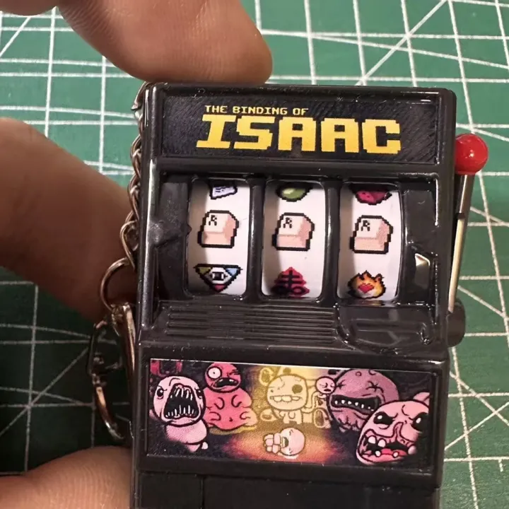 Game%20The%20Binding%20of%20Isaac%20Cosplay%20Key%20Chain%20Fashion%20Black%20Keychain%20Metal%20Keyring%20Backpack%20Decoration%20Party%20Prop%20-%20Image%202