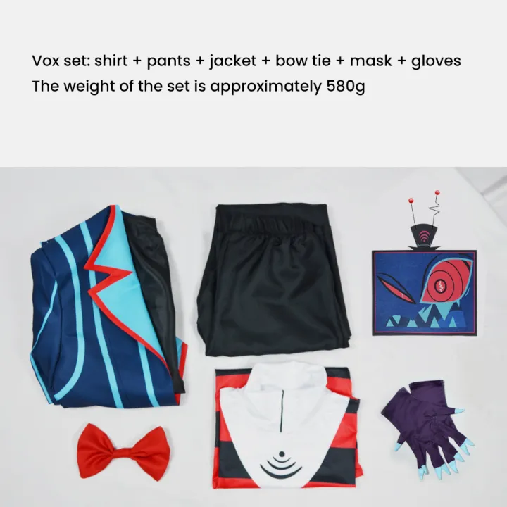 New%20Fashion%20Cosplay%20Costume%20Tv%20Demon%20Vox%20Cosplay%20Roleplay%20Outfit%20Disguise%20Halloween%20Carnival%20Suit%20New%20Party%20for%20Hazbin%20Hotel%20-%20Image%206