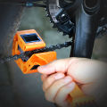 Motorcycle Chain Cleaning Brush Double Head Bicycle Chain Cleaner Multifunction Portable Chain Gear Cleaning Tool. 
