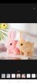 Electric Plush White Rabbit Stuffed Bunny Interactive Soft Bunny Toy Mumble Walking & Sound Baby Educational Simulation Kids Cute Toy. 