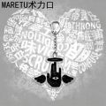 Heavy Metal Rock Music Gokuaku-P MARETU Mind Brand Keychain Acrylic Dark Gothic Keyring Key Chain Bag Accessories Ornament Prop.