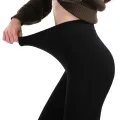 Women Winter Leggings Warm Leggins High Waist Solid Color Velvet Women Thickened Velvet Leggings Stretchy Black Leggings. 