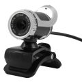 Rotatable Night Vision Webcam USB High Definition Web Cam 360 Degree MIC Clip-on Computer PC Laptop Notebook Web Camera.