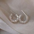 2026 New Fashion Trend Unique Design Elegant Exquisite Irregular C Shape Earrings Female Jewelry Party Premium  Wholesale. 