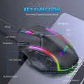 12800DPI Free Weight Macro RGB Gaming Mouse 12 Programmable Keys Game Mouse RGB Light Max to 6 levels For pc mac gun PUBG Laptop. 