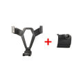 1PC ABS Material For 2012-2018 Audi A6 C7 Special Car Phone Holder Fixed Bracket Stand Mobile Gravity Linkage.