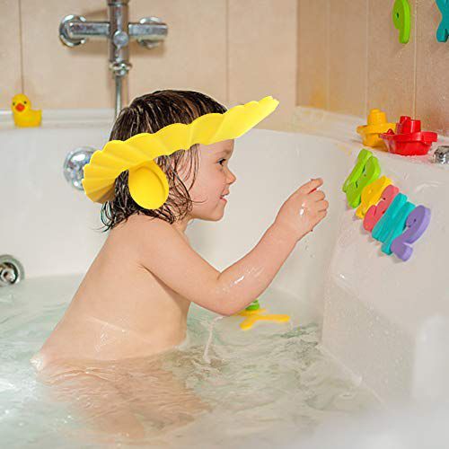 Newborn Infant Ear Protection Safe Children Kids Shampoo Shield Bath Head Cover
