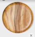 Wooden Plates made with 100% original wood,Best Quality with low price ( Pack of 2 ). 