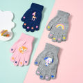 Kids Knitted Gloves Cute Cartoon Animal Childlike Fun Paly Outdoor Gloves Winter Autumn School Girls Boys  Children Gloves. 