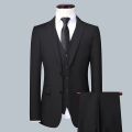 Suit Boutique Men's Fashion Business (Blazer+ Vest + Trousers) Gentleman's Wedding Casual Professional Formal Suit 3 Piece M-6XL.